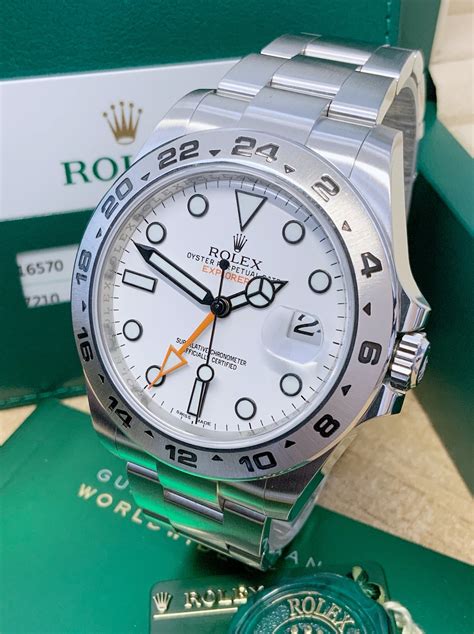 rolex explorer 2 42mm white.